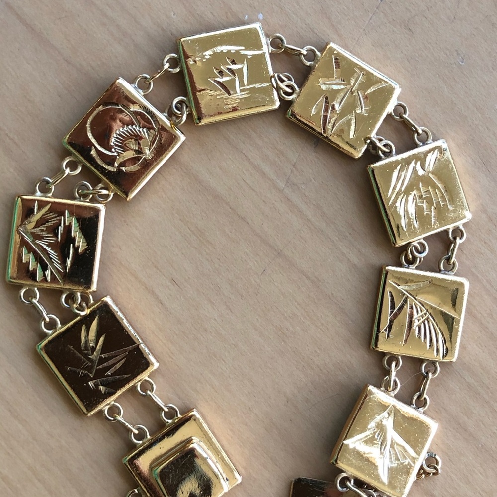 Antique Japanese jewelry set